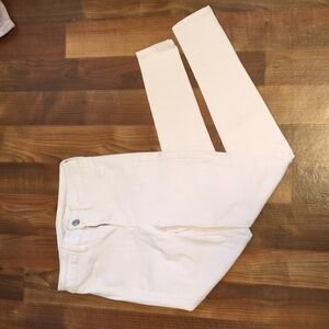 Hi-Rise Jeggings 4 Long White Jeans American Eagle